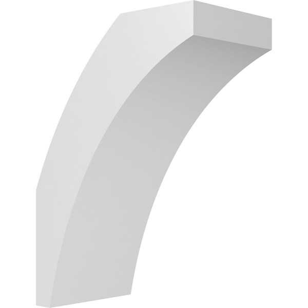 Ekena Millwork 6-in. W x 10-in. D x 14-in. H Thorton Architectural Grade PVC Knee Brace BRCP06X10X14THR - main